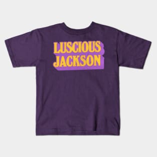 Luscious Jackson // 90s Style Fan Design Kids T-Shirt